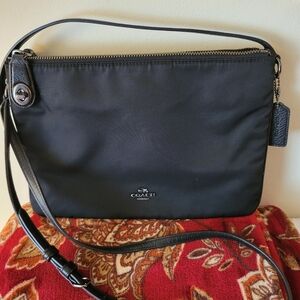 Coach Black Nylon Crossbody Bag